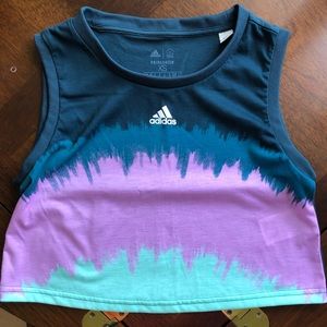 Multicolor Adidas XS crop top